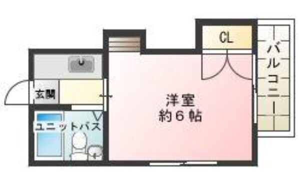 コーポいつきの物件間取画像